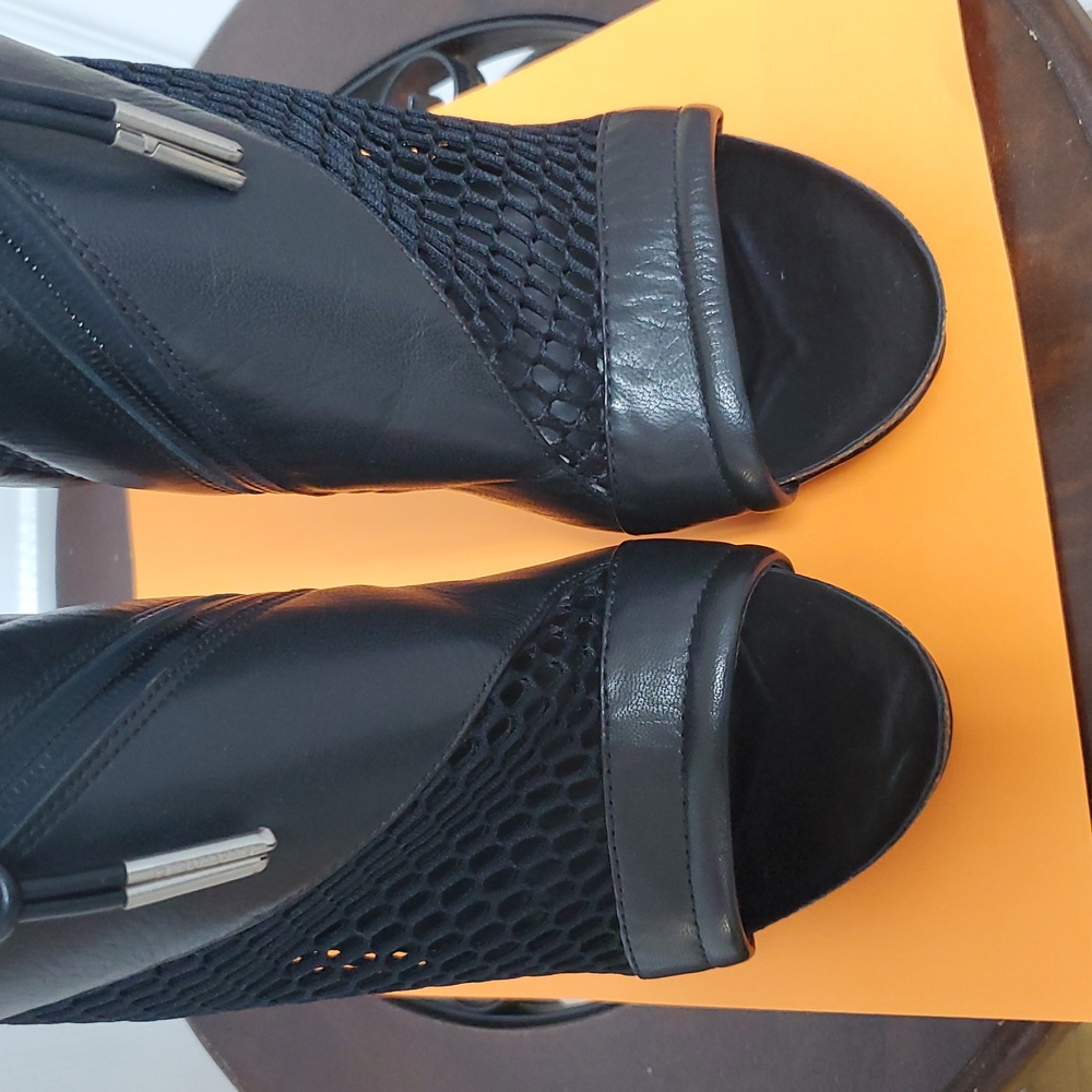 L.A.M.B Bicara Platform Bootie/Black - Picture 8 of 16